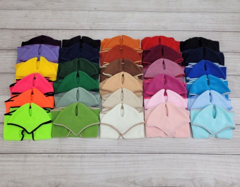 Zestaw Dla Hobby Horse A4: Derka + Nauszniki - Ciemny Róż