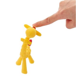 Gryzak Żyrafa Silikonowy Żółto-Czerwona Bl804