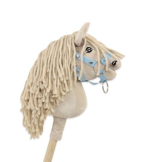 Hobby Horse Mały koń na kiju Premium kremowy cremello A5