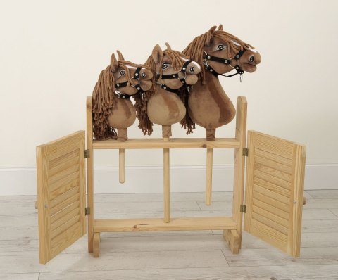 Hobby Horse Mały koń na kiju Premium kremowy cremello A5