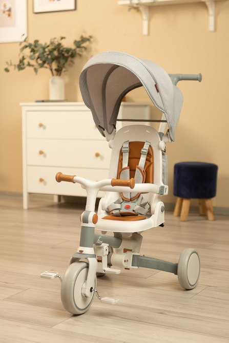 Rowerek 3-Kołowy Faro Grey