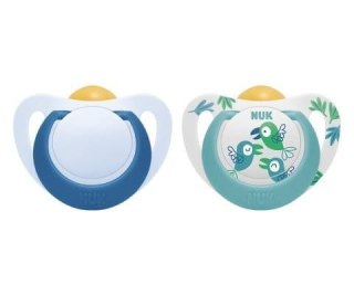 Smoczek Lateksowy Star 18-36 2Szt 526692, 737046