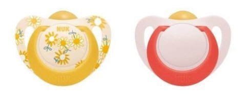 Smoczek Lateksowy Star 18-36 2Szt 526692, 737046