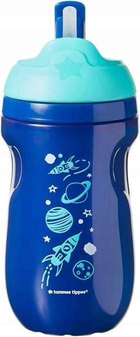 Bidon Słomka Boy 260 Ml. 12 + Tommee Tippee