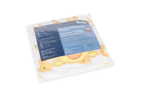 Majtki Treningowe Z Haftem Dziewczynka Opakowanie 3Szt