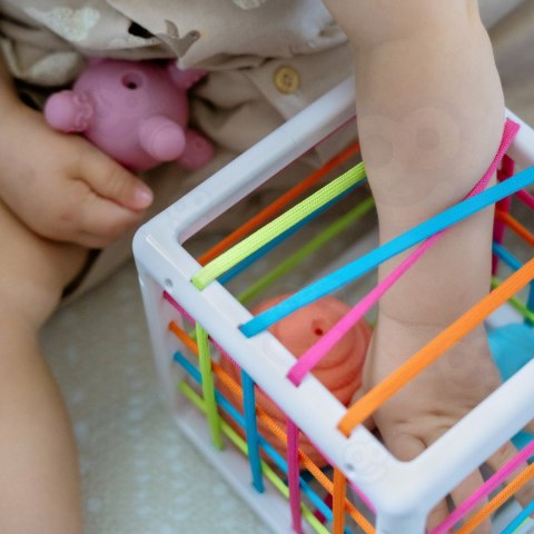 WOOPIE BABY Elastyczna Kostka Sensoryczna Sorter dla Dzieci Zwariowane Kształty 5 el.