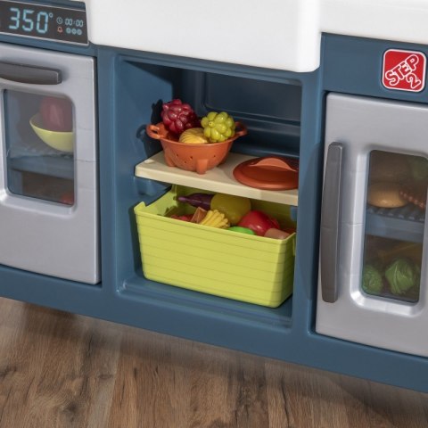 STEP2 Nowoczesna Realistyczna Kuchnia dla Dzieci z Wieloma Akcesoriami