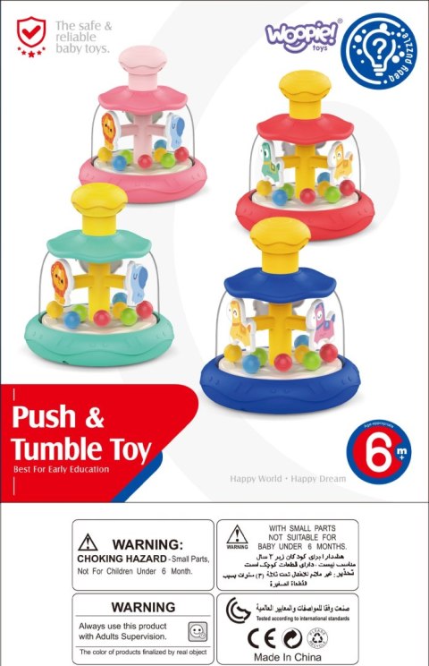 WOOPIE BABY Kolorowe Koniki Czerwona Bączek Karuzela