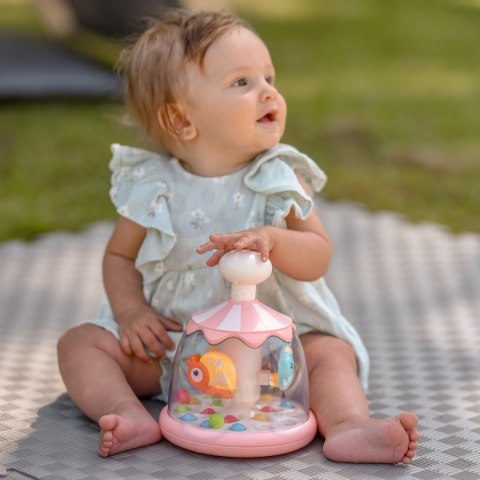 WOOPIE BABY Kolorowe Zwierzątka Różowy Bączek z Kulkami Karuzela