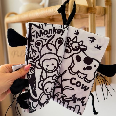 WOOPIE BABY Książeczka Kontrastowa Sensoryczna Dla Niemowląt