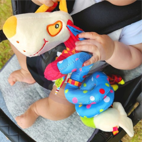 WOOPIE BABY Miękka Zawieszka Spirala do Wózka Łóżeczka Piesek Edukacyjna WOOPIE BABY Miękka Zawieszka Spirala do Wózka Łóżeczka Piesek Edukacyjna