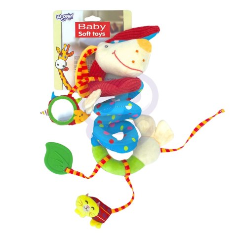 WOOPIE BABY Miękka Zawieszka Spirala do Wózka Łóżeczka Piesek Edukacyjna WOOPIE BABY Miękka Zawieszka Spirala do Wózka Łóżeczka Piesek Edukacyjna