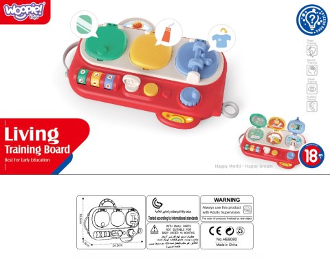 WOOPIE BABY Odkryj i Sprawdź Zabawka Manipulacyjna Edukacyjna