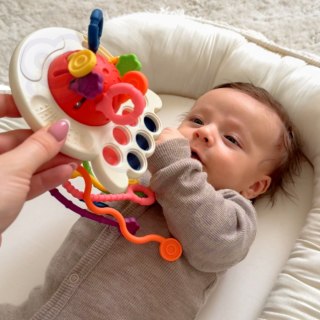 WOOPIE BABY Zabawka Sensoryczna Montessori Gryzak Wielofunkcyjny 0+