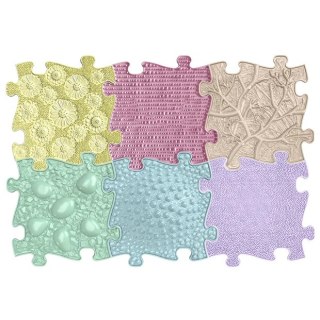 WOOPIE Mata Sensoryczna Ortopedyczna Puzzle 6 elementy