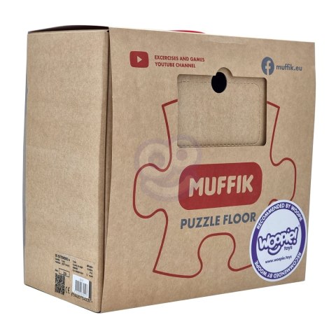 WOOPIE Mata Sensoryczna Ortopedyczna Puzzle 6 elementy