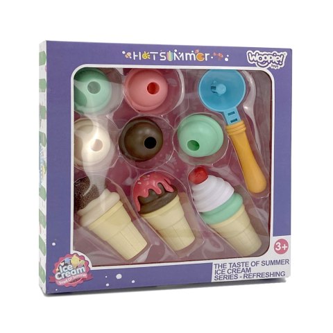 WOOPIE Zestaw do Robienia Lodów Układanka Lodziarnia 15 el. WOOPIE Zestaw do Robienia Lodów Układanka Lodziarnia 15 el.