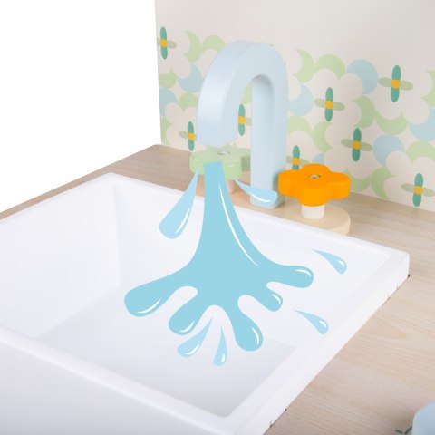 CLASSIC WORLD Drewniana Kuchnia XXL Wielofunkcyjna z Pralką i Akcesoriami CLASSIC WORLD Drewniana Kuchnia XXL Wielofunkcyjna z Pralką i Akcesoriami