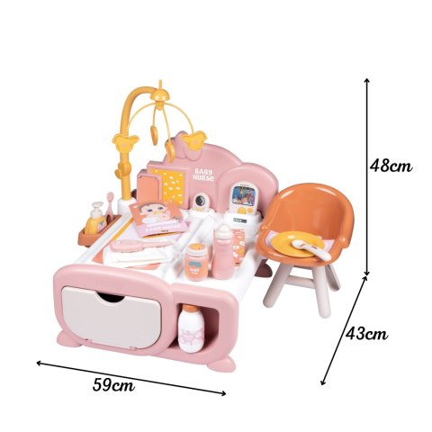 SMOBY Baby Nurse Elektroniczny Kącik Opiekunki