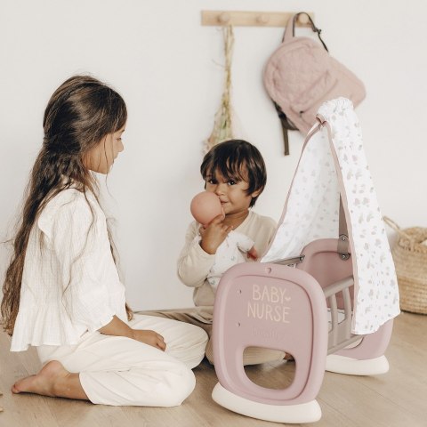 SMOBY Baby Nurse Kołyska z Baldachimem dla Lalki Łóżeczko SMOBY Baby Nurse Kołyska z Baldachimem dla Lalki Łóżeczko