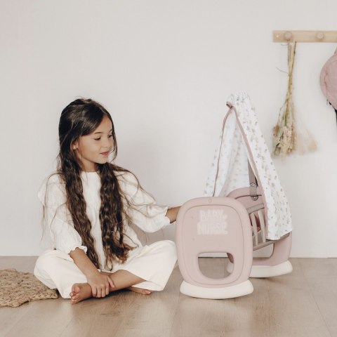 SMOBY Baby Nurse Kołyska z Baldachimem dla Lalki Łóżeczko SMOBY Baby Nurse Kołyska z Baldachimem dla Lalki Łóżeczko