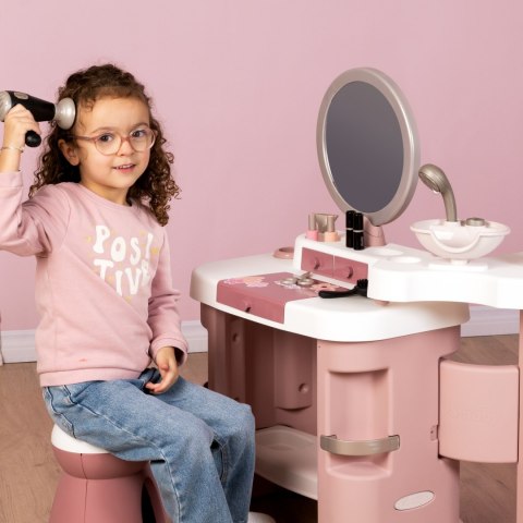 SMOBY Centrum małej stylistki BEAUTY + 26 akcesoria Fryzjer i kosmetyczka
