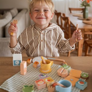 TOOKY TOY Zestaw Piknikowy Owoce do Krojenia Zestaw Śniadaniow