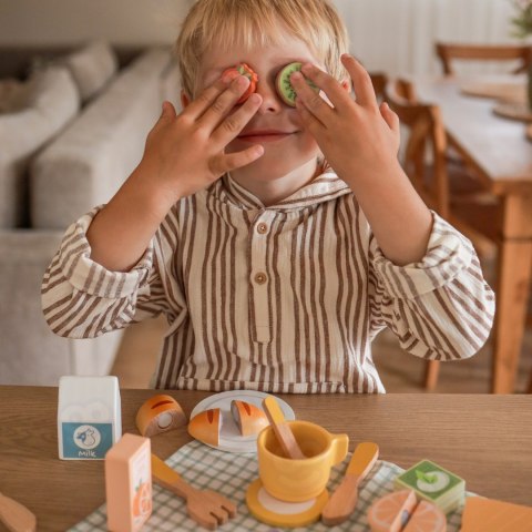 TOOKY TOY Zestaw Piknikowy Owoce do Krojenia Zestaw Śniadaniow