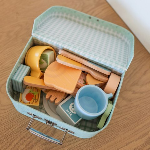 TOOKY TOY Zestaw Piknikowy Owoce do Krojenia Zestaw Śniadaniow