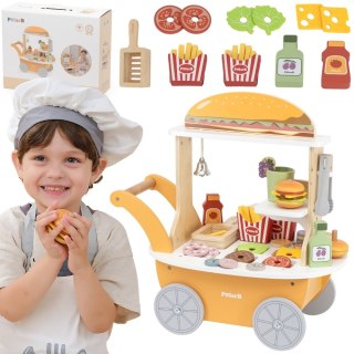 VIGA Minisklep z Hamburgerami - Kreatywna Zabawa w Odgrywanie Ról