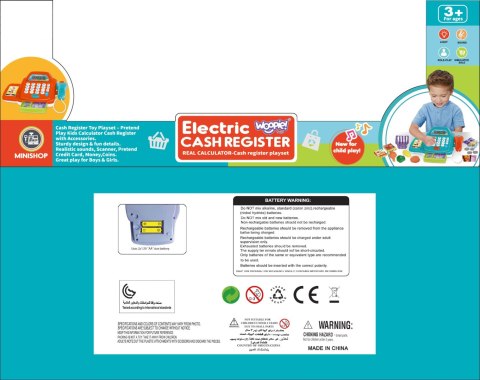 WOOPIE Kasa Sklepowa z Kalkulatorem i Akcesoriami
