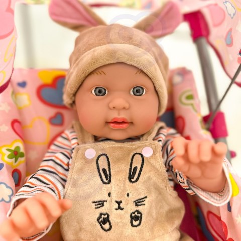 WOOPIE ROYAL Lalka Bobas w Ubranku Króliczek 46 cm