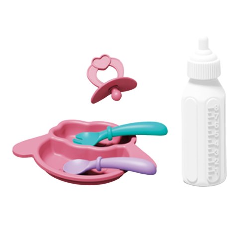 WOOPIE ROYAL Pierwsza Lalka Bobas z Wózkiem Opiekunka + Zestaw do Karmienia WOOPIE ROYAL Pierwsza Lalka Bobas z Wózkiem Opiekunka + Zestaw do Karmienia