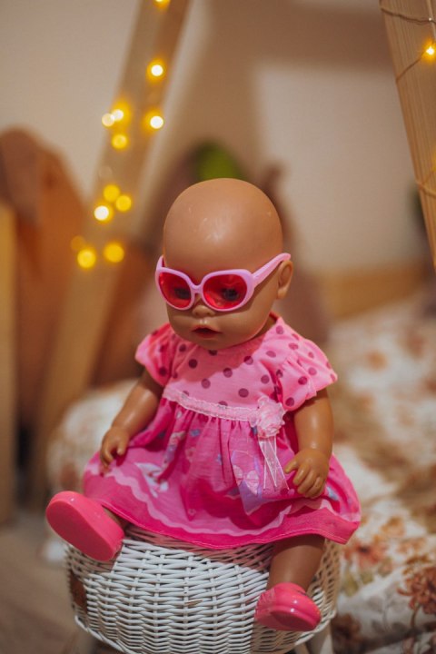 WOOPIE ROYAL Ubranko dla Lalki Różowa Sukienka Króliczek 43-46 cm WOOPIE ROYAL Ubranko dla Lalki Różowa Sukienka Króliczek 43-46 cm