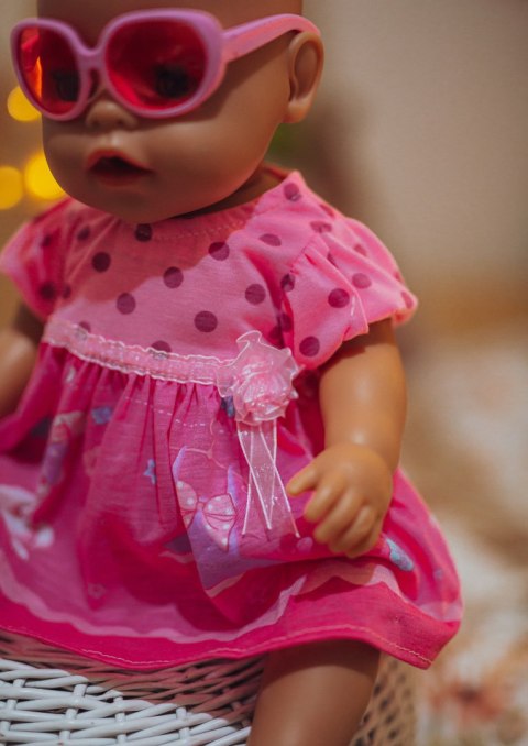 WOOPIE ROYAL Ubranko dla Lalki Różowa Sukienka Króliczek 43-46 cm WOOPIE ROYAL Ubranko dla Lalki Różowa Sukienka Króliczek 43-46 cm