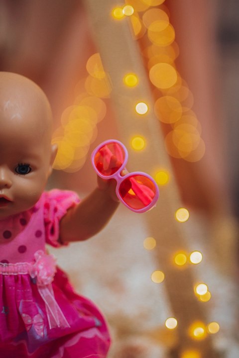 WOOPIE ROYAL Ubranko dla Lalki Różowa Sukienka Króliczek 43-46 cm WOOPIE ROYAL Ubranko dla Lalki Różowa Sukienka Króliczek 43-46 cm