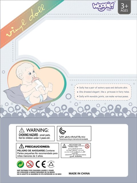 WOOPIE ROYAL Uroczy Bobasek w Ubranku 36 cm