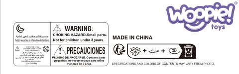 WOOPIE BABY Piramidka Sensoryczne Kubeczki Gwiazdki + Piłeczka