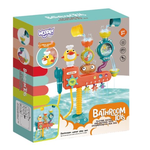WOOPIE BABY Zabawka do Kąpieli Kranik Prysznic Fontanna Przelewowa Kaczuszka