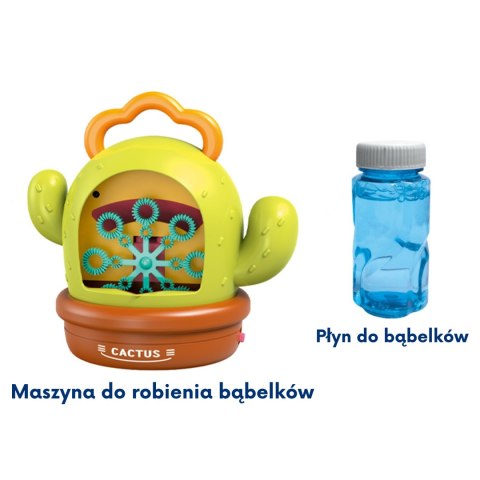 WOOPIE Interaktywny Kaktus Maszyna do Baniek Mydlanych