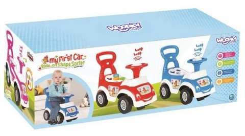 WOOPIE Jeździk 4w1 Sorter Pchacz Chodzik + Klakson Schowek