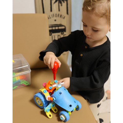 WOOPIE Zestaw Pojazdów Klocki Konstrukcyjny 6w1 STEM