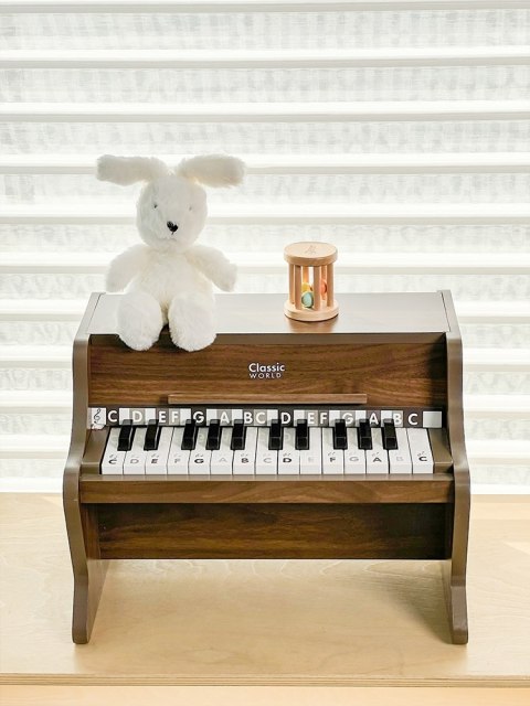 CLASSIC WORLD Drewniane Pianino Klasyczne + Książeczka do Nauki