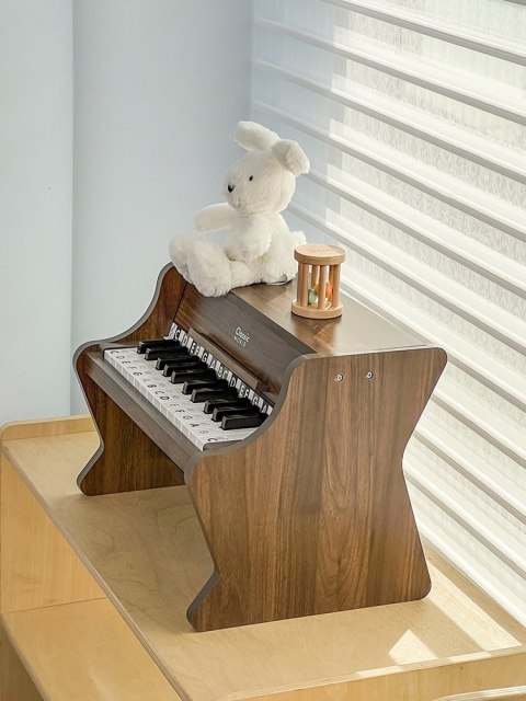 CLASSIC WORLD Drewniane Pianino Klasyczne + Książeczka do Nauki