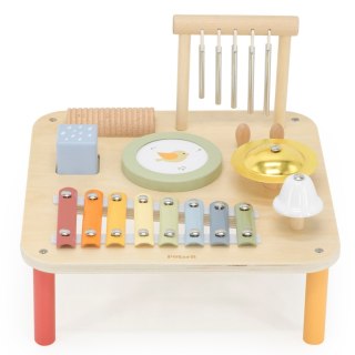 Viga Drewniany Stolik Edukacyjny Muzyczny Sensoryczny 7W1
