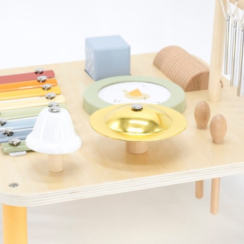 Viga Drewniany Stolik Edukacyjny Muzyczny Sensoryczny 7W1