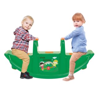 WOOPIE Bujak Wieloosobowy STAR Huśtawka Równoważna Zielona