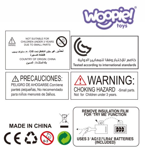 WOOPIE Jeep Auto Samochód Terenowy z Dźwiękiem i Światłem