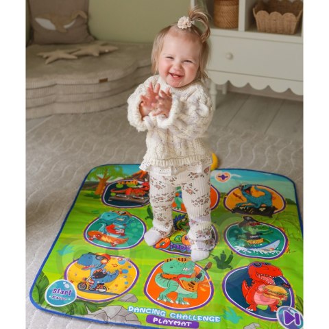 WOOPIE Mata Muzyczna Dinozaury Zręcznościowa Gra Taneczna WOOPIE Mata Muzyczna Dinozaury Zręcznościowa Gra Taneczna