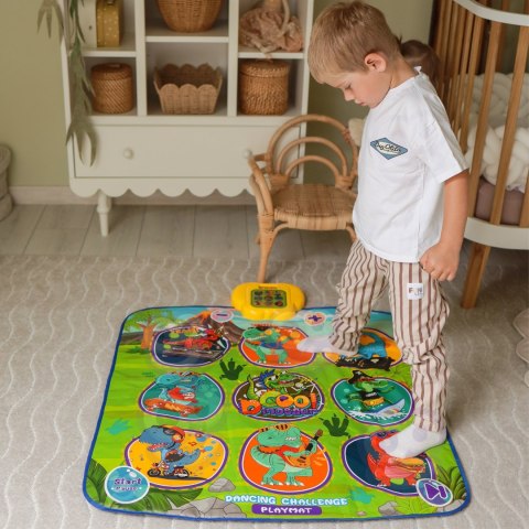 WOOPIE Mata Muzyczna Dinozaury Zręcznościowa Gra Taneczna WOOPIE Mata Muzyczna Dinozaury Zręcznościowa Gra Taneczna